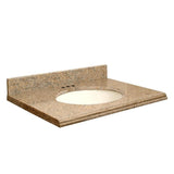 Transolid 31-in Giallo Veneziano Granite Single Sink Bathroom Vanity Top