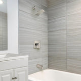 Karsen Single-Handle 1-Spray Tub and Shower Faucet in Satin Nickel (Valve Included) - Super Arbor