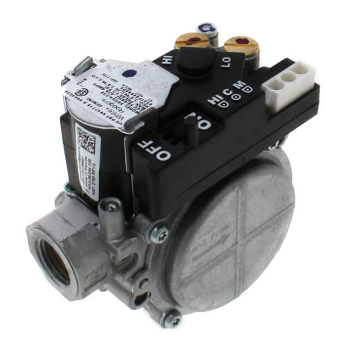 Goodman-Amana 0151F00000PS gas valve - front view (Product Type: Gas Valve; Voltage: 24V)