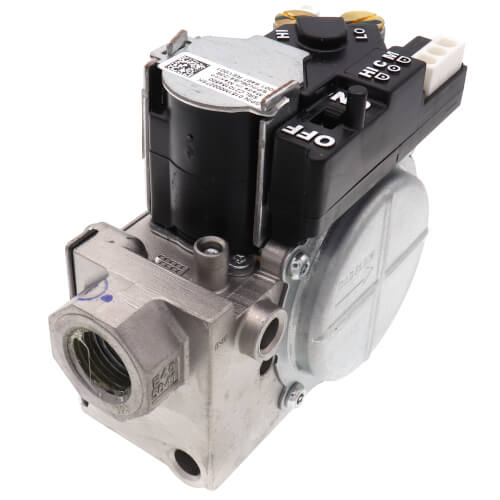 Goodman-Amana 0151M00027SK gas valve - front view (Product Type: Gas Valve; Type: 2 Stage)