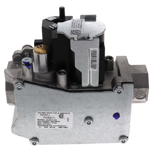 Goodman-Amana 0151M00037S gas valve - detail view (Product Type: Gas Valve)