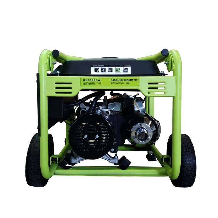 Green-Power Atlas Series 6500/5300-Watt Gasoline Powered Recoil Start Portable Generator w/306cc 11HP LCT Engine