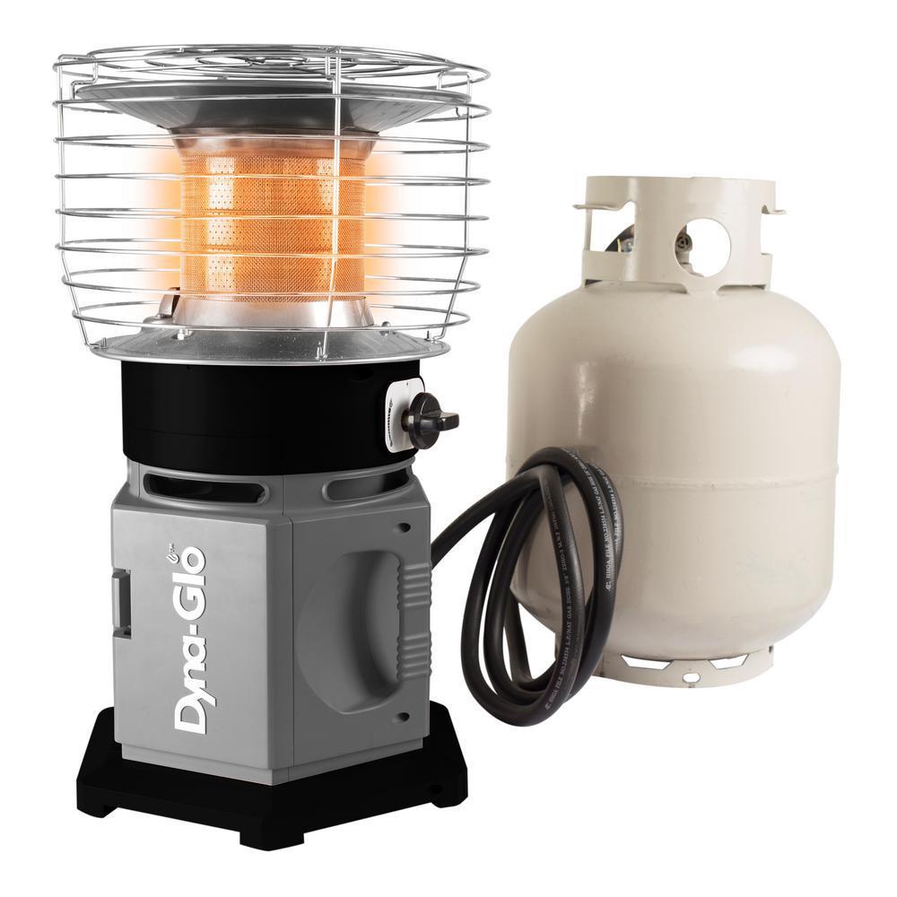 18K BTU HeatAround 360 ELITE Portable Propane Heater in Black - Super Arbor