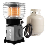 18K BTU HeatAround 360 ELITE Portable Propane Heater in Black - Super Arbor