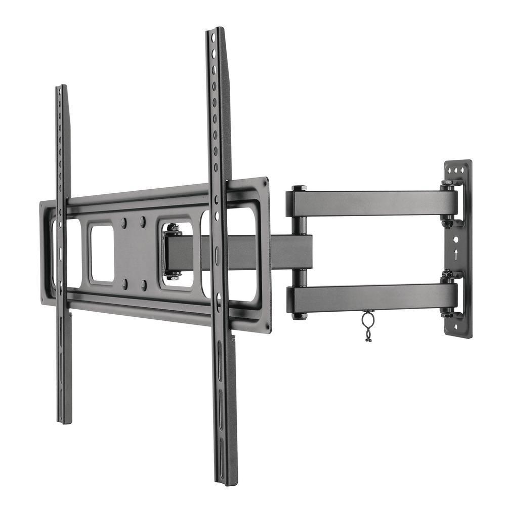 Full Motion Dual Arm TV Wall Mount for 37 in. - 70 in. Flat Panel TV's with 25 Degree Tilt, 77 lb. Load Capacity - Super Arbor