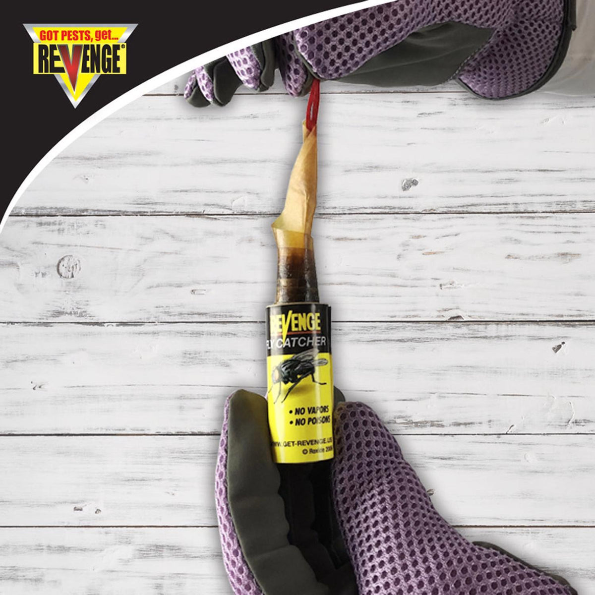 Bonide Revenge No Escape Fly Catcher Ribbons, 10-Pack