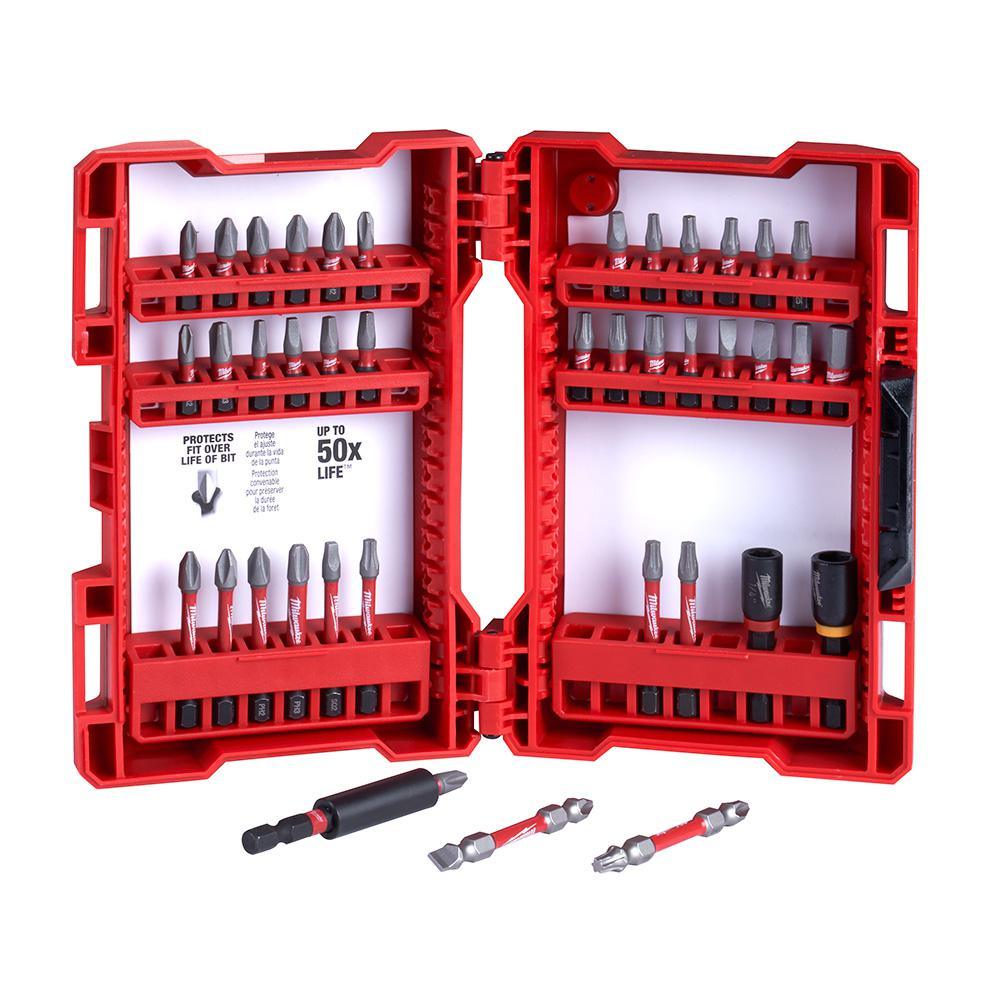 SHOCKWAVE IMPACT DUTY Driver Bit Set (55-Piece) - Super Arbor