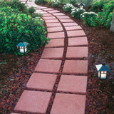 12 in. x 12 in. x 1.5 in. River Red Square Concrete Step Stone - Super Arbor
