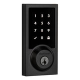 SmartCode 915 Contemporary Venetian Bronze Electronic Deadbolt with San Clemente Handle Set and Halifax Interior Lever - Super Arbor