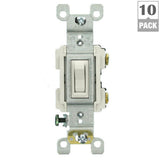 15 Amp Preferred Switch, White (10-Pack) - Super Arbor