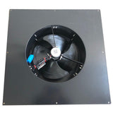 1280 CFM Powder Coated Galvanized Steel Hybrid (Solar/Electric) Powered Attic Fan with Adjustable Solar Panels - Super Arbor