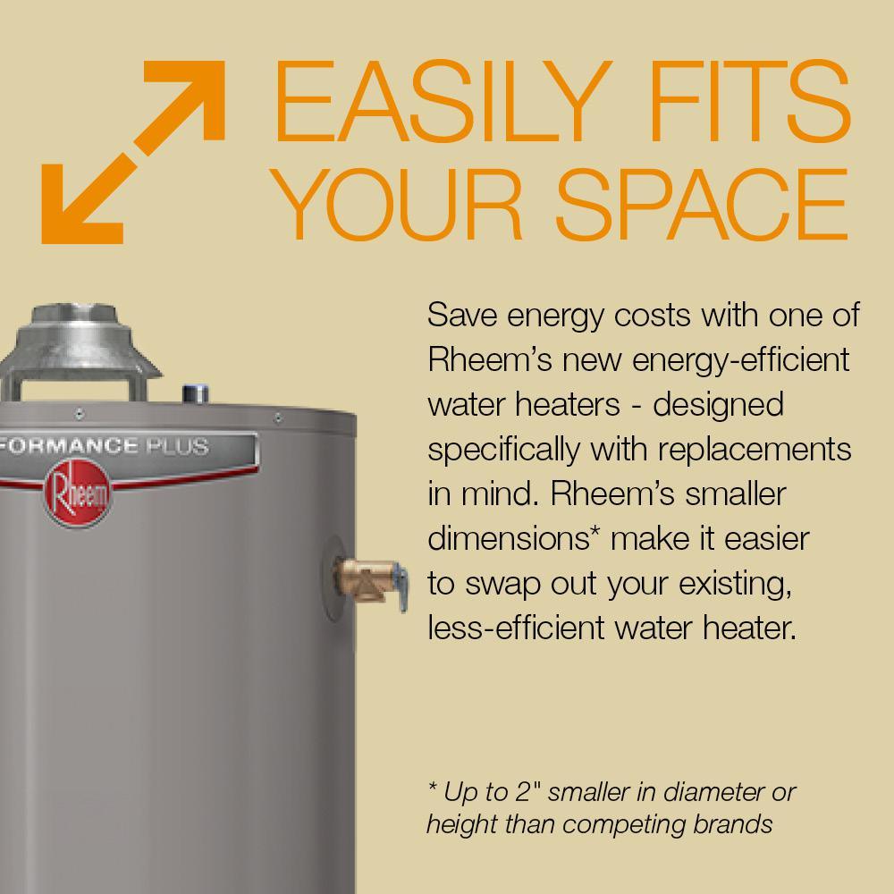 Performance 40 Gal. Short 6-Year 34,000 BTU Natural Gas Tank Water Heater - Super Arbor