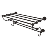 Allied Brass Waverly Place Collection 24-in Train Rack Towel Shelf in Brushed Bronze
