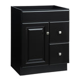 Wyndham 24 in. W x 18 in. D Unassembled Bath Vanity Cabinet Only in White Semi-Gloss