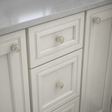 Grace 1-1/8 in. (28mm) Satin Nickel Round Cabinet Knob - Super Arbor