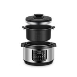 8 Qt. Stainless Steel Electric Pressure Cooker with Built-In Timer