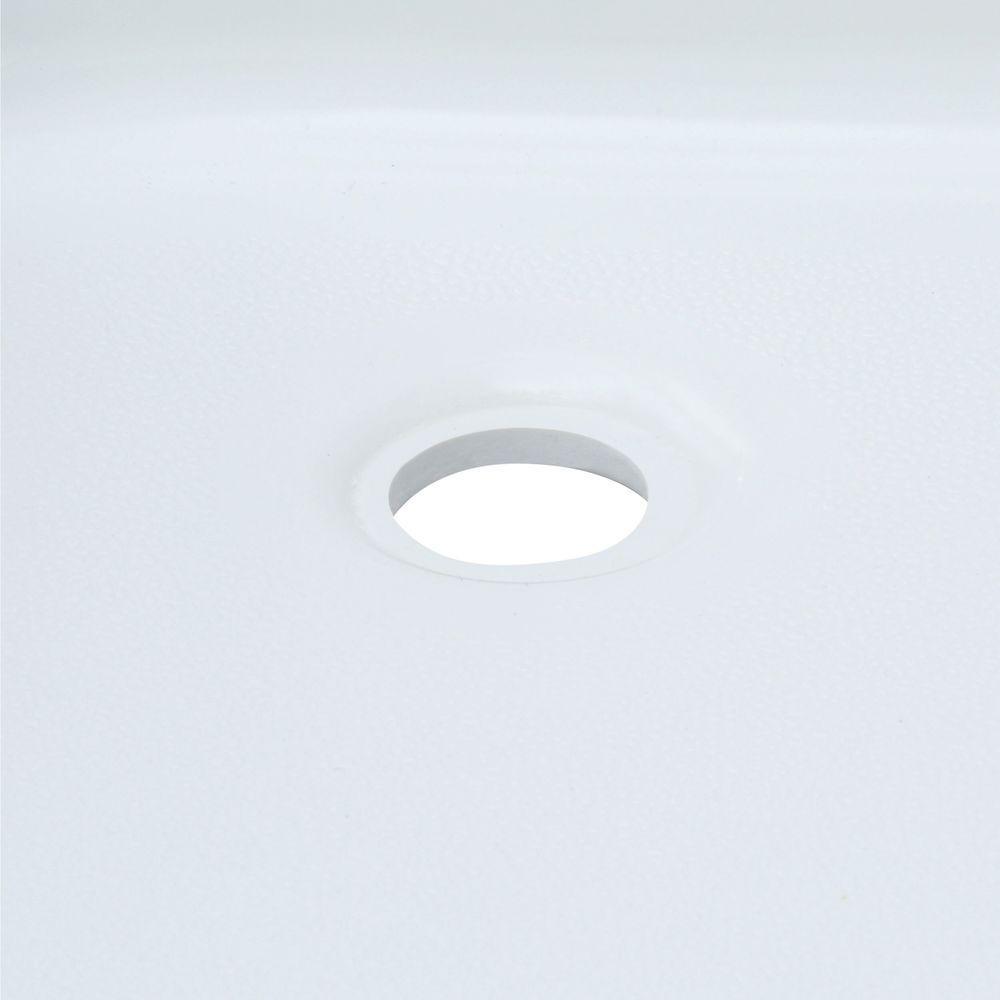 Accord 5 ft. Right Drain Rectangular Alcove Soaking Tub in White - Super Arbor