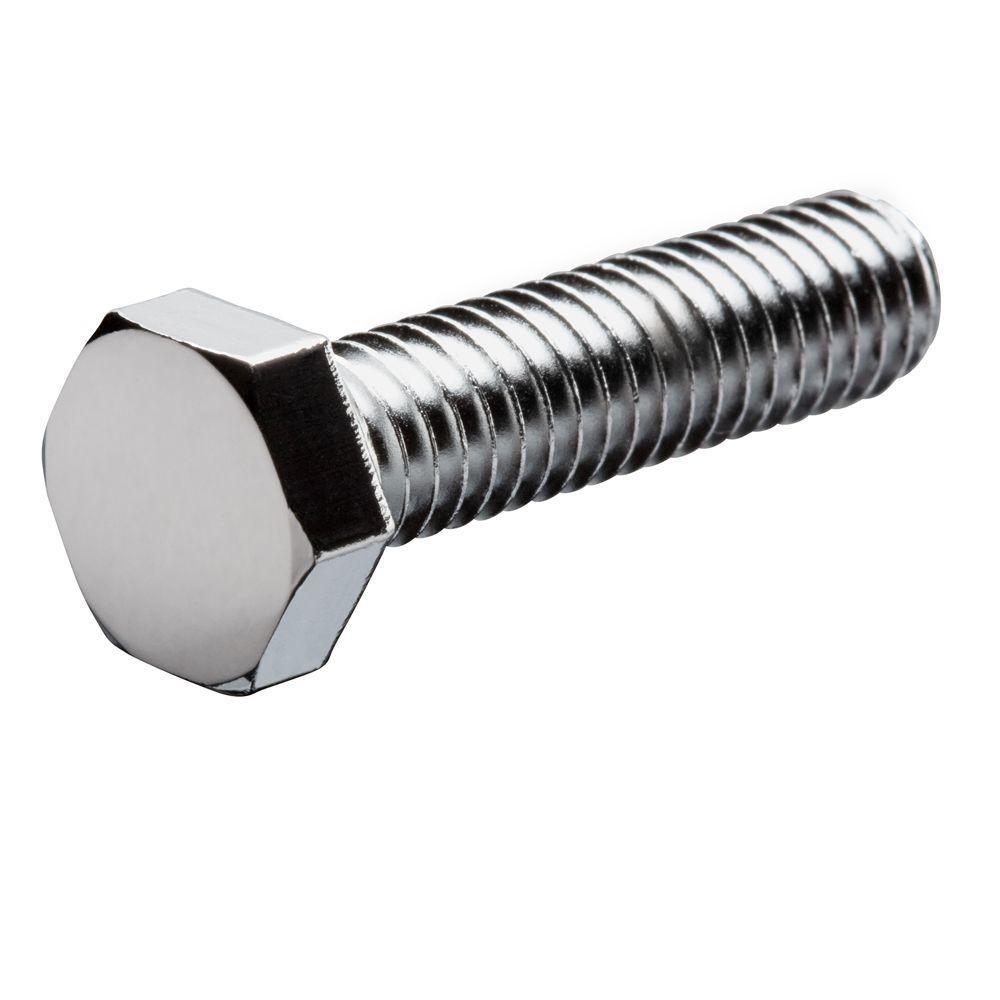 3/8 in.-16 x 3/4 in. Chrome Hex Bolt (2-Pack) - Super Arbor