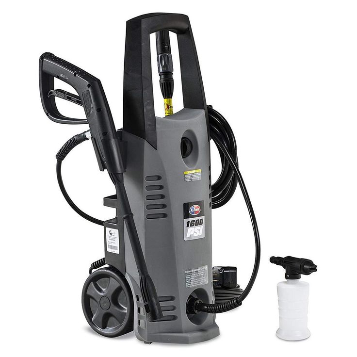 All Power 1600 PSI 1.6 GPM Electric Pressure Washer with Hose Reel for House, Garage, Vehicle and Outdoor Cleaning