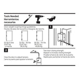 4 in. Oil-Rubbed Bronze 5/8 in. Radius Adjustable Spring Door Hinge