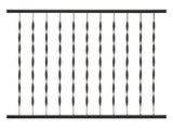Gilpin Patterson 4-ft x 36-in Black Metal Deck Rail Kit