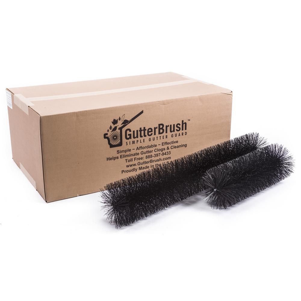 Commercial 7 in. - 45 ft. Pack Max-Flow Filter Brush Gutter Guard - Super Arbor