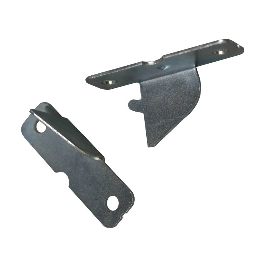 Project Source 2-Pack Zinc Steel Single Curtain Rod Brackets