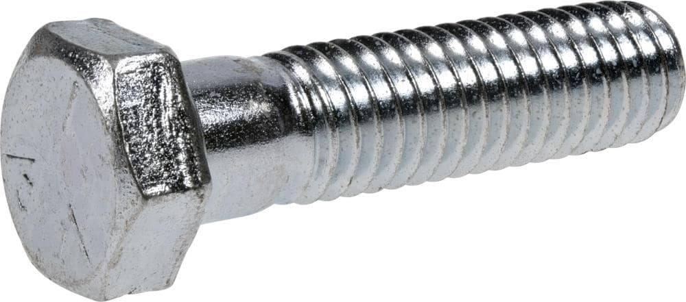 Hillman 5/16 in. x 1 in. Zinc-Plated Steel Hex Bolt, Coarse Thread, 100-Pack