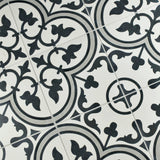 Merola Tile Arte Grey Encaustic 9-3/4 in. x 9-3/4 in. Porcelain Floor and Wall Tile (11.11 sq. ft. / case)