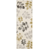 Safavieh Porcello Agoro 2 x 7 Ivory/Green Indoor Floral/Botanical Runner Rug