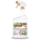 Bonide Bon-Neem II Ready-to-Use Organic Liquid Fungicide, Insecticide & Miticide, 32 oz (Quart)