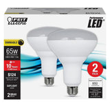 Feit Electric 65-Watt Equivalent (5000K) BR40 Dimmable LED Light Bulb, Daylight (24-Pack)