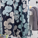 Pond Leaf 72 in. Multicolored Botanical Sateen Standard Shower Curtain - Super Arbor