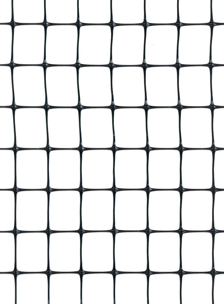 Tenax 100-ft x 7-ft Black Plastic Mesh Rolled Fencing