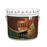 Olympic Elite 3 gal. Mahogany Blaze Woodland Oil Transparent Advanced Exterior Stain and Sealant in One - Super Arbor