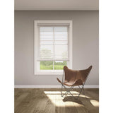 LEVOLOR Trim+Go 2.5-in Slat Width 35-in x 64-in Cordless White Faux Wood Room Darkening Faux Wood Blinds - Super Arbor