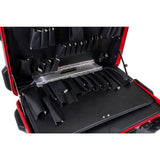 14 in. Slim Line Military-Style Wheeled Tool Case in Black - Super Arbor