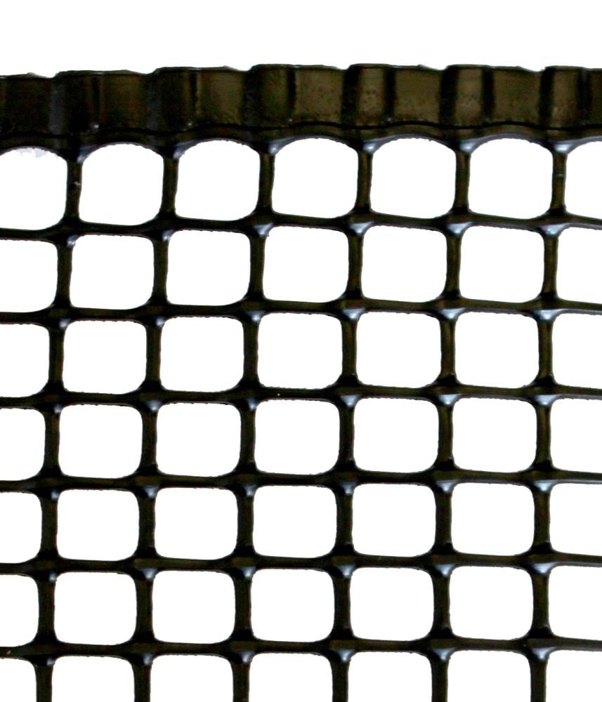 Tenax Black HDPE Hardware Cloth Rolled Fencing 15ft x 3ft - 1/2-inch Mesh