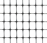 Tenax Multi-Purpose Black Plastic Rolled Fencing 50x4 ft for Gardens