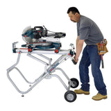 Portable Folding Gravity Rise Miter Saw Stand with Wheels - Super Arbor