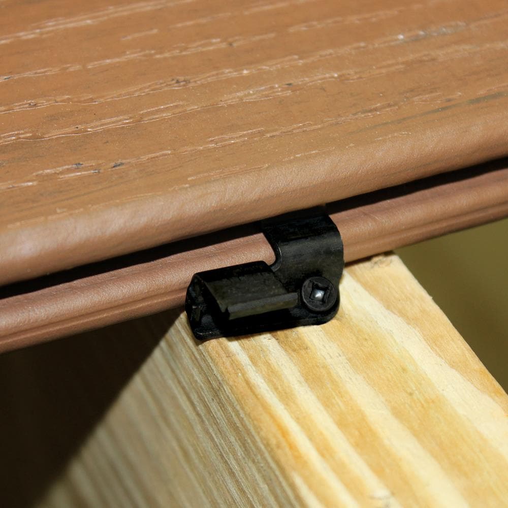 FastenMaster VersaClip 1-in Black Hidden Deck Fastener 50-lin ft (90-Pack)