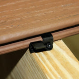 FastenMaster VersaClip 1-in Black Hidden Deck Fastener 50-lin ft (90-Pack)