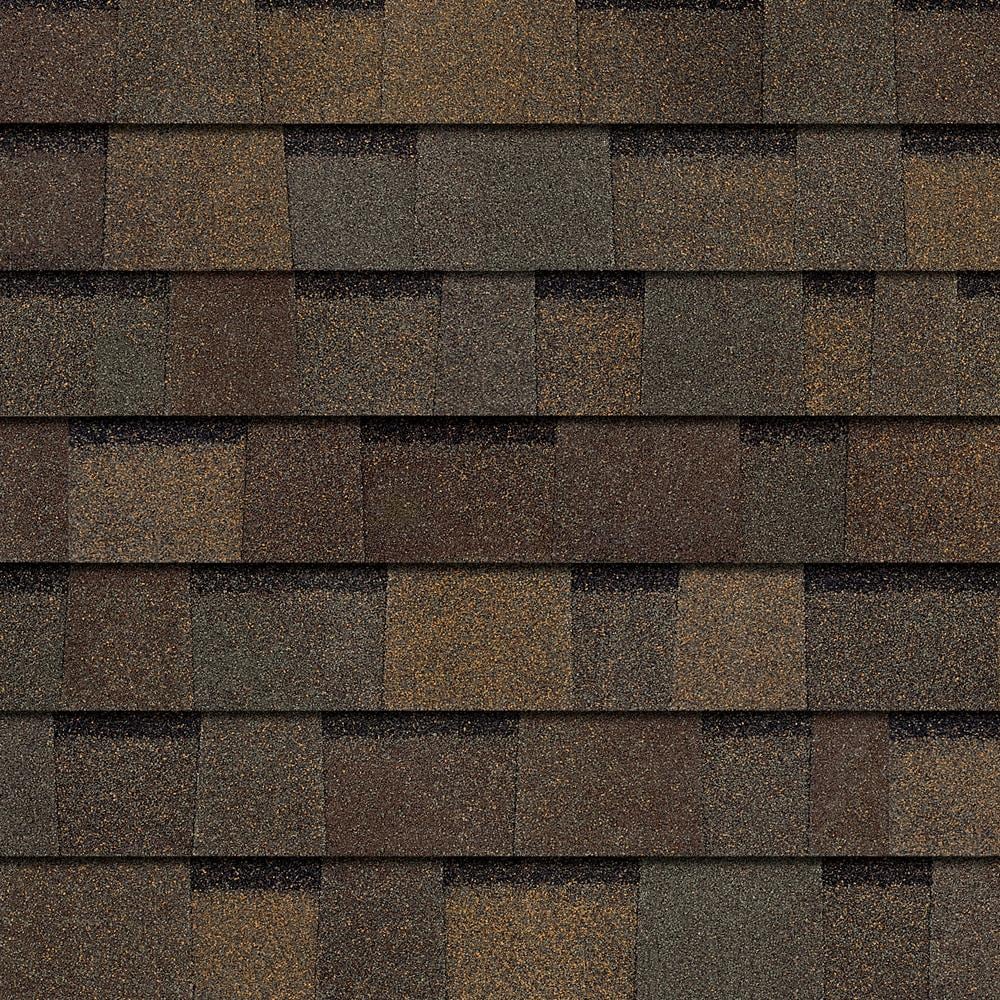 Owens Corning TruDefinition WeatherGuard HP Architectural Roof Shingles, Teak — 32.8-sq ft per Bundle
