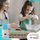 8-Watt Equivalent 5U, CFL, Light bulb; Clear, 1-Bulb; Ultraviolet Germicidal Light ‚Äì Range 6 ft. Kills Germs Fights Mold - Super Arbor