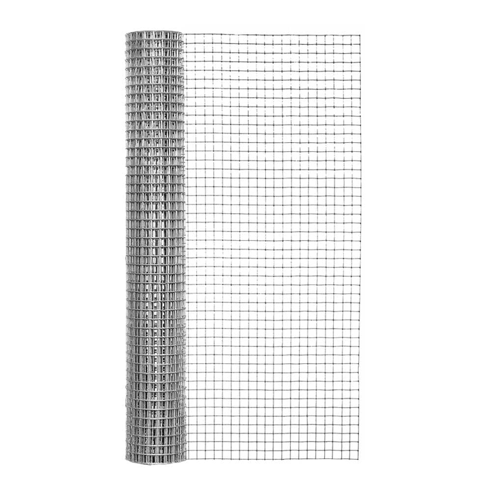 GARDEN CRAFT Gray Galvanized Steel Hardware Cloth Rolled Fencing with Mesh Size 1/2-in x 1/2-in