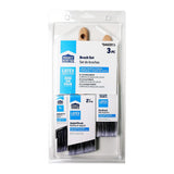 Project Source Blue Hawk 3-Pack Polyester Flat & Angled Paint Brush Set, 1-in, 2-in, 2.5-in