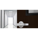 Commercial 2-3/4 in. Satin Chrome Standard Duty Passage Hall/Closet Lever - Super Arbor