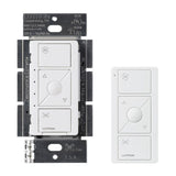 Lutron Caseta Wireless Smart Fan Speed Control and Remote Kit, White