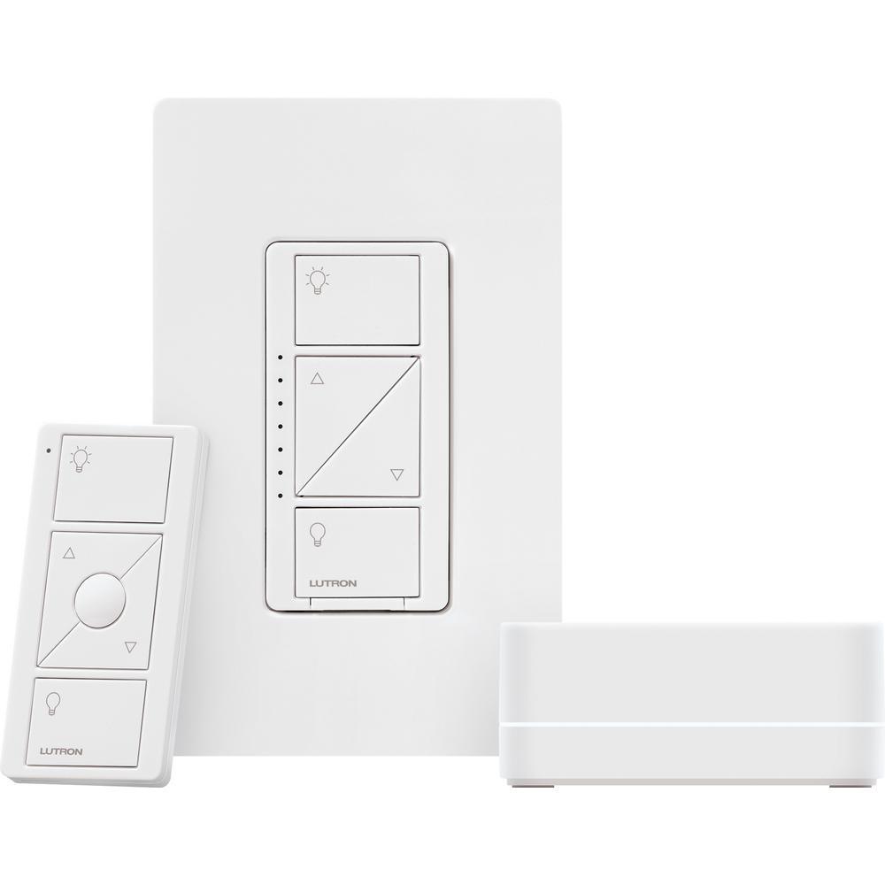 Caseta Wireless Smart Dimmer Starter Kit with Nest Protect Smoke and Carbon Monoxide Detector - Super Arbor