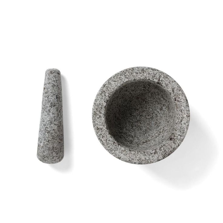 6 in. x 4.3 in. Granite Mortar and Pestle